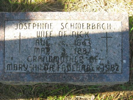 SCHMERBACH, JOSEPHINE - Dubuque County, Iowa | JOSEPHINE SCHMERBACH 
