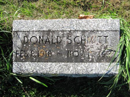 SCHMITT, DONALD - Dubuque County, Iowa | DONALD SCHMITT 