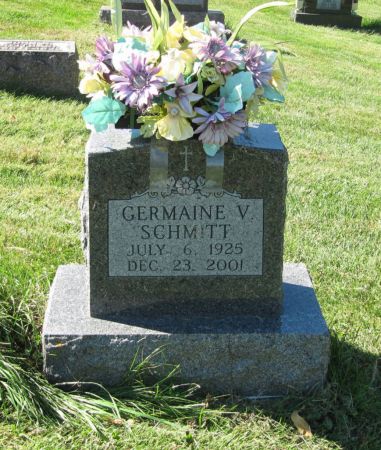 SCHMITT, GERMAINE V - Dubuque County, Iowa | GERMAINE V SCHMITT 