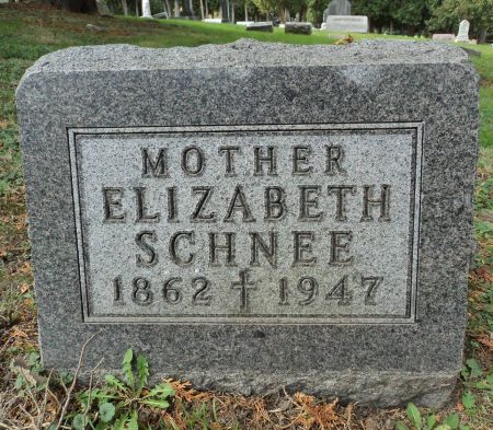 SCHNEE, ELIZABETH - Dubuque County, Iowa | ELIZABETH SCHNEE 