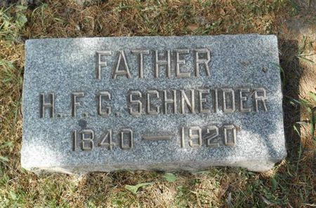 SCHNEIDER, H.F.G. - Dubuque County, Iowa | H.F.G. SCHNEIDER 