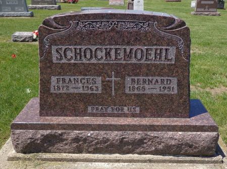 SCHOCKEMOEHL, FRANCES - Dubuque County, Iowa | FRANCES SCHOCKEMOEHL 