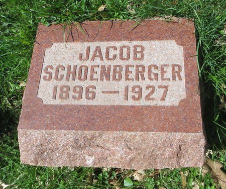 SCHOENBERGER, JACOB - Dubuque County, Iowa | JACOB SCHOENBERGER 