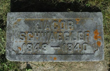 SCHWAEGLER SR., JACOB - Dubuque County, Iowa | JACOB SCHWAEGLER SR. 