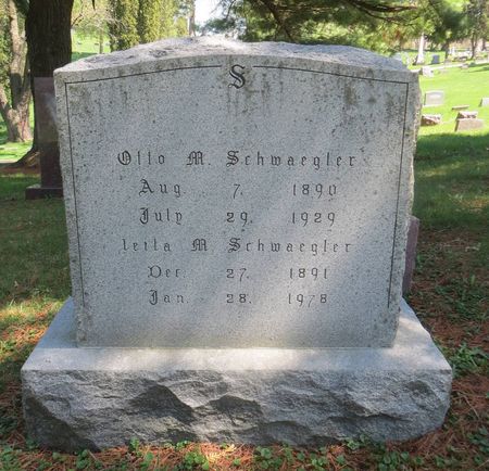 SHCWAEGLER, OTTO M. - Dubuque County, Iowa | OTTO M. SHCWAEGLER 