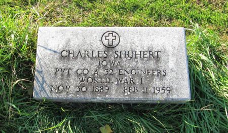 SHUHERT, CHARLES, PVT - Dubuque County, Iowa | CHARLES, PVT SHUHERT 
