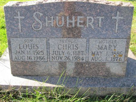 SHUHERT, LOUIS - Dubuque County, Iowa | LOUIS SHUHERT 