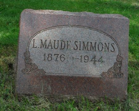 SIMMONS, LAURA MAUDE - Dubuque County, Iowa | LAURA MAUDE SIMMONS 