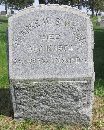SIMPSON, CLARKE W. - Dubuque County, Iowa | CLARKE W. SIMPSON 