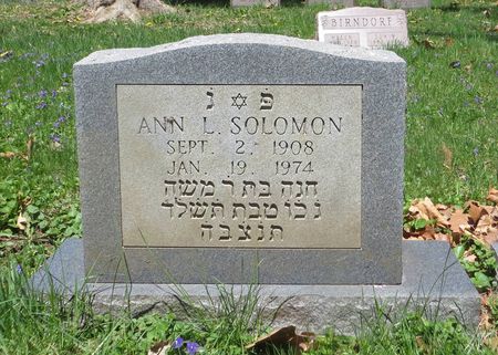SOLOMON, ANN L. - Dubuque County, Iowa | ANN L. SOLOMON 