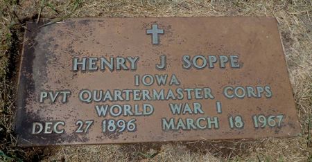 SOPPE, HENRY J. - Dubuque County, Iowa | HENRY J. SOPPE 