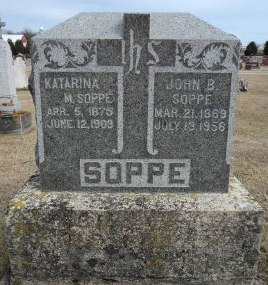 SOPPE, JOHN B/ - Dubuque County, Iowa | JOHN B/ SOPPE 