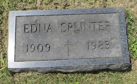 SPLINTER, EDNA - Dubuque County, Iowa | EDNA SPLINTER 