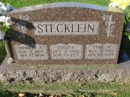 STECKLEIN, CYRIL N. - Dubuque County, Iowa | CYRIL N. STECKLEIN 
