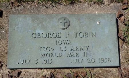 TOBIN, GEORGE F. - Dubuque County, Iowa | GEORGE F. TOBIN 