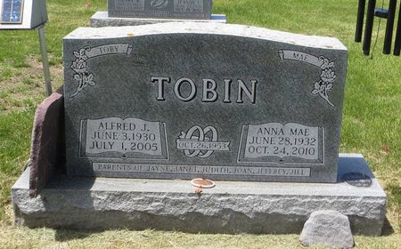 LUEKEN TOBIN, ANNA MAE - Dubuque County, Iowa | ANNA MAE LUEKEN TOBIN 