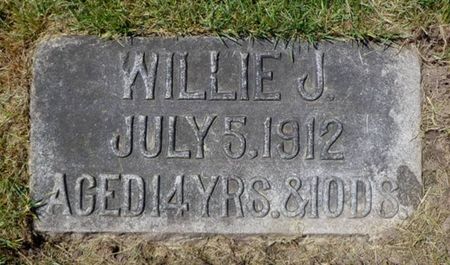UNKNOWN, WILLIE J. - Dubuque County, Iowa | WILLIE J. UNKNOWN 
