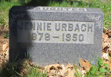 URBACH, JENNIE - Dubuque County, Iowa | JENNIE URBACH 