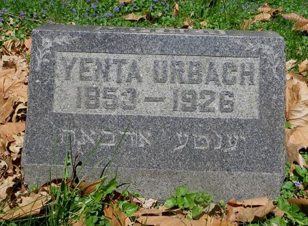 URBACH, YENTA - Dubuque County, Iowa | YENTA URBACH 