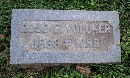 VOELKER, ROSE E. - Dubuque County, Iowa | ROSE E. VOELKER 