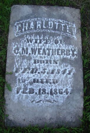 WEATHERBY, CHARLOTTE - Dubuque County, Iowa | CHARLOTTE WEATHERBY 