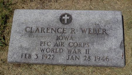 WEBER, CLARENCE R. - Dubuque County, Iowa | CLARENCE R. WEBER 