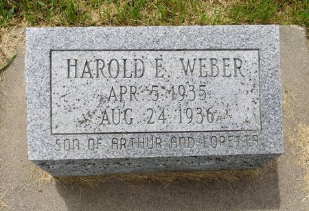 WEBER, HAROLD E. - Dubuque County, Iowa | HAROLD E. WEBER 