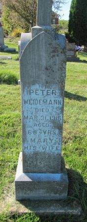WEIDEMANN, PETER - Dubuque County, Iowa | PETER WEIDEMANN 