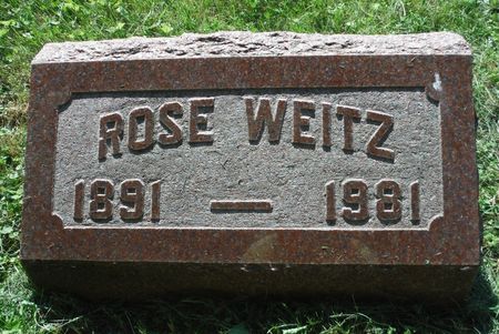 WEITZ, ROSE - Dubuque County, Iowa | ROSE WEITZ 