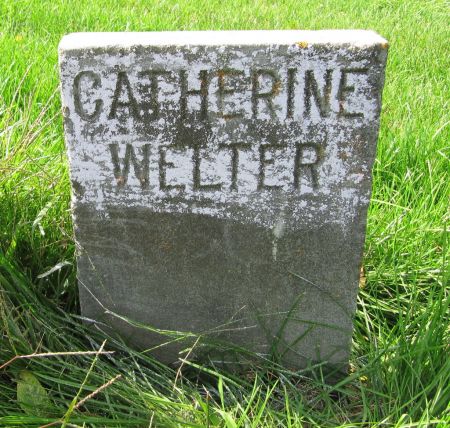 WELTER, CATHERINE - Dubuque County, Iowa | CATHERINE WELTER 