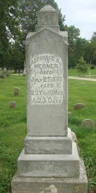 WERNER, ALPHONSE A. - Dubuque County, Iowa | ALPHONSE A. WERNER 
