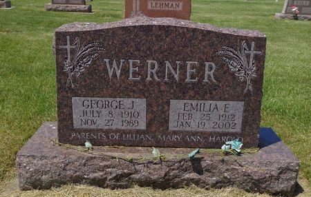 LENTNER WERNER, EMILIA E. 