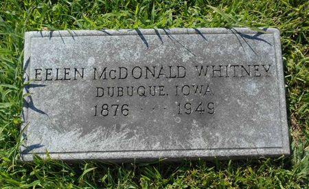MCDONALD WHITNEY, EELEN - Dubuque County, Iowa | EELEN MCDONALD WHITNEY 