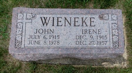WIENEKE, IRENE - Dubuque County, Iowa | IRENE WIENEKE 