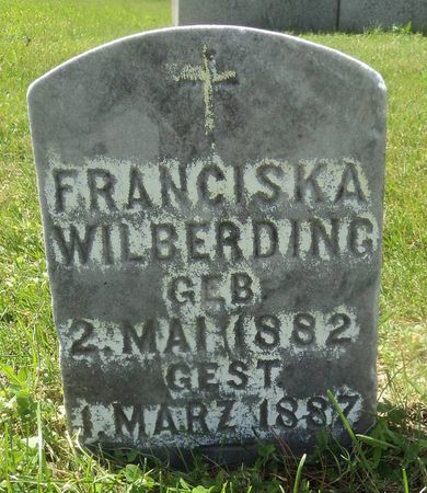 WILBERDING, FRANCISKA - Dubuque County, Iowa | FRANCISKA WILBERDING 