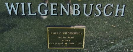 WILGENBUSCH, PFC JAMES D. - Dubuque County, Iowa | PFC JAMES D. WILGENBUSCH 