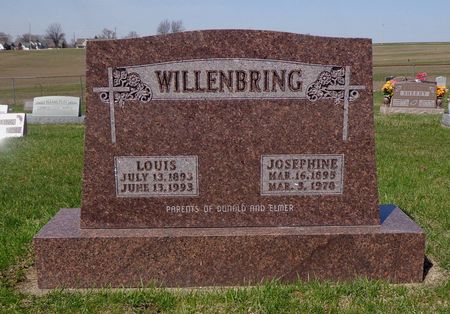 WILLENBRING, JOSEPHINE - Dubuque County, Iowa | JOSEPHINE WILLENBRING 