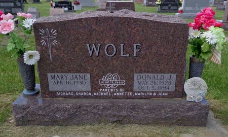 WOLF, DONALD J. - Dubuque County, Iowa | DONALD J. WOLF 