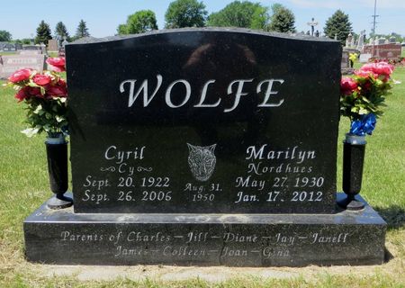 WOLFE, MARILYN J. - Dubuque County, Iowa | MARILYN J. WOLFE 