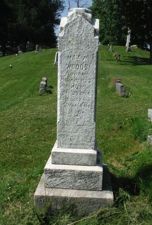 WOODS, MAY A. - Dubuque County, Iowa | MAY A. WOODS 