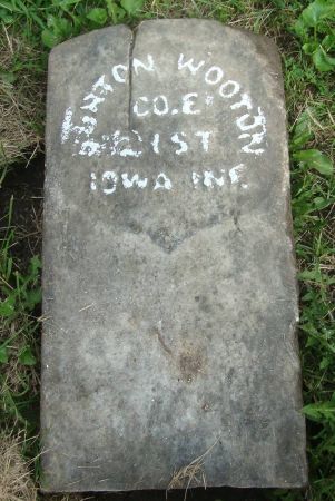 WOOTON, ANTON - Dubuque County, Iowa | ANTON WOOTON 