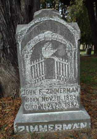 ZIMMERMAN, JOHN F.  - Dubuque County, Iowa | JOHN F.  ZIMMERMAN 