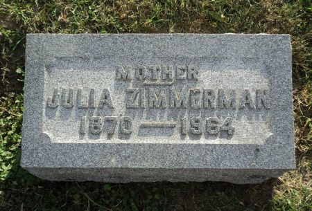 ZIMMERMAN, JULIA - Dubuque County, Iowa | JULIA ZIMMERMAN 