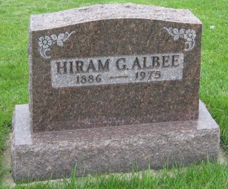 ALBEE, HIRAM G. - Emmet County, Iowa | HIRAM G. ALBEE 