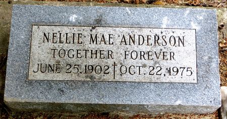ANDERSON, NELLIE MAE - Emmet County, Iowa | NELLIE MAE ANDERSON 