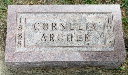 MONTGOMERY ARCHER, CORNELIA - Emmet County, Iowa | CORNELIA MONTGOMERY ARCHER 