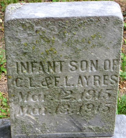 AYRES, INFANT SON - Emmet County, Iowa | INFANT SON AYRES 