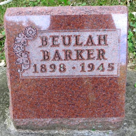 MCAFFEE BARKER, BEULAH - Emmet County, Iowa | BEULAH MCAFFEE BARKER 