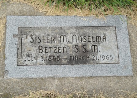 BETZEN, M. ANSELMA - Emmet County, Iowa | M. ANSELMA BETZEN 