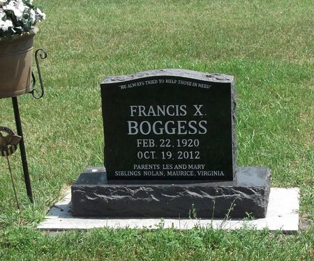 BOGGESS, FRANCIS - Emmet County, Iowa | FRANCIS BOGGESS 